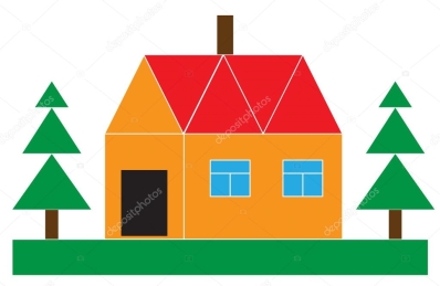 F:\Початкові класи\1 клас\Математика Листопад 1 клас\Урок №29\depositphotos_43303009-stock-illustration-small-house-with-the-firs.jpg
